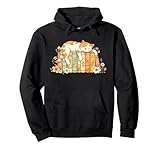 Katze Schlafbücher Buchliebhaber Lesen Bibliophile Bücherwurm Pullover Hoodie