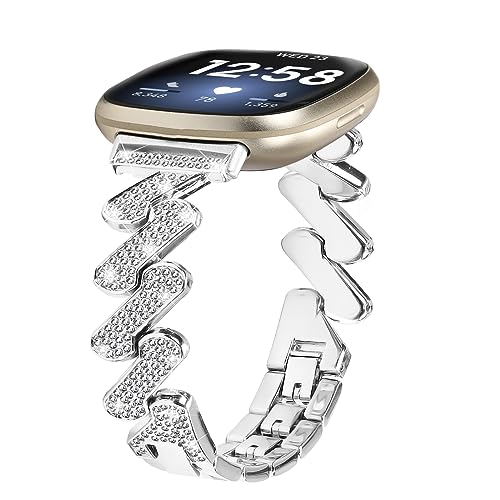 Correa de reloj metal pulsera compatible Fitbit Versa miniatura 2