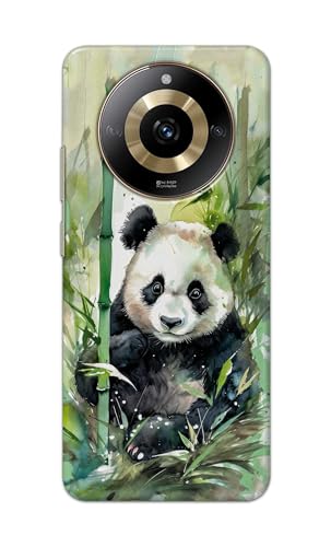 Image of Printed Hard Back Cover for Realme Narzo 60 5G Back Cover (Panda -J1) -190724(EA)