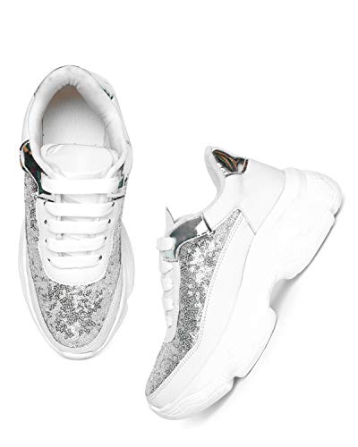 Image of Vendoz Women Casual High Heel Sneakers I Cushioned Insole I All Day Comfortable I Lightweight and Stylish Shoes for Girls CNV6015