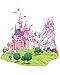 Beistle Castle Prop, 5' x 5' - Printed Plastic Fantasy Themed Wall Decorations, Medieval Princess Birthday Party Cut Outs