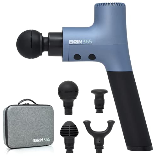 Ekrin Athletics 365 Massage Gun with 4 Speeds & 4 Attachments Massage