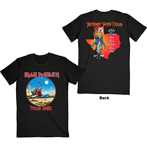 Iron Maiden t-shirt noir The Beast Rockoff Trade vêtement vintage de musique rock