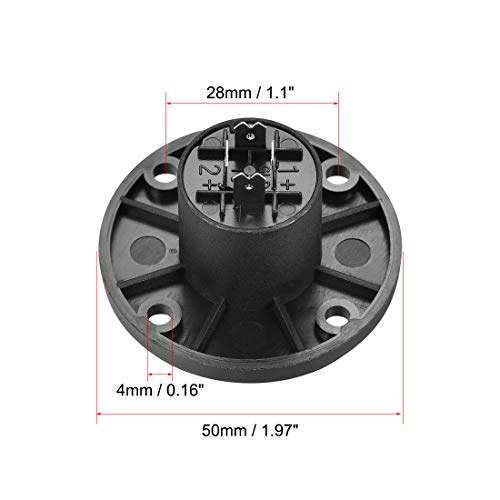uxcell Conector Panel 4 Pines Speakons, 2 Pzs miniatura 2