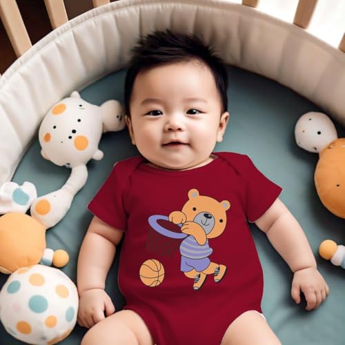 Image of Toddylon Baby Romper New Born Clothes Dress Night Suit Bodysuit Cotton Boys & Girls Gift Half Sleeve Body suit Onesies for Newborn Unisex Summer Rompers