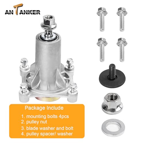 Antanker 187292 192870 Spindle Assembly Lawn Mower Parts Replace for Craftsman AYP 532187292 532187281 587819701 587125401 567253301 for H usqvarna Mandrel Assembly 42" 46" 48" 54" Mower Deck Spindle - Thumbnail 3