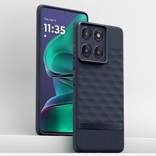 Image of Shockproof Case for Motorola Edge 60 Stylus 5G | Full Camera Protection | TPU Flexible Back Cover for Motorola Edge 60 Stylus 5G (Steel Blue)
