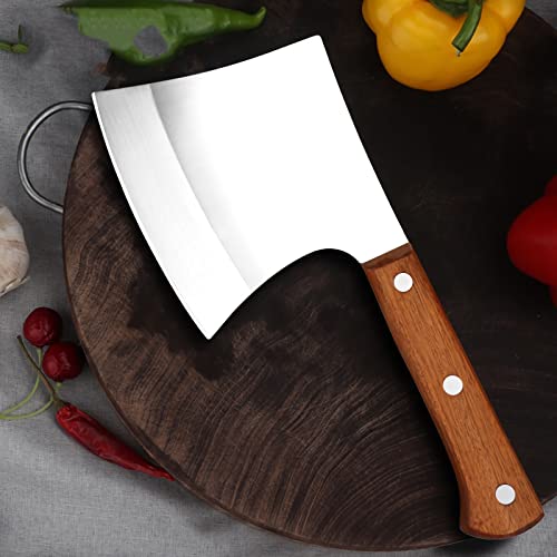 Mlg Tools Bone Knife, Full Tang Meat Cleaver Knife Heavy Duty Bone Axe Butcher Cleaver, For Big Bone And Frozen Meat #TOP1