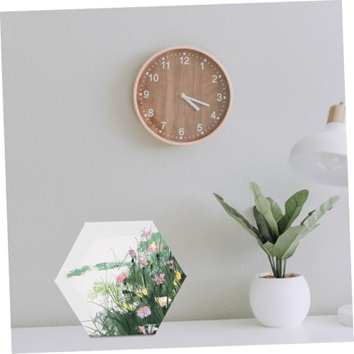 Lienzo hexagonal para pintura al óleo SOIMISS marco de madera y algodón pack de 3 8