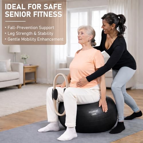 PhysKcal Anilla Pilates, Círculo Mágico de 15 pulgadas con Mango Acolchado Grueso miniatura 6