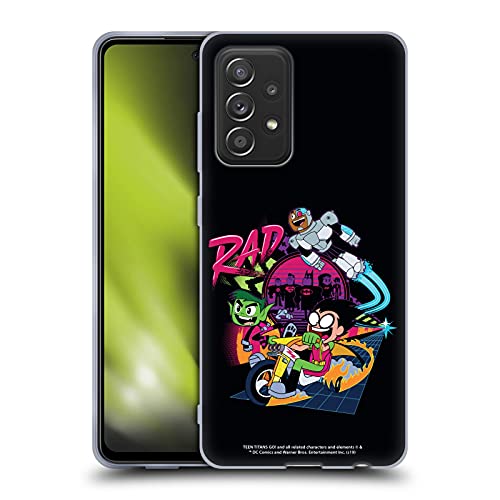 Licenza Ufficiale Teen Titans Go To The Movies Rad Designs Grafici Custodia gel Protezione di Grado Militare Compatibile con Galaxy A52 A52s 5G 2021
