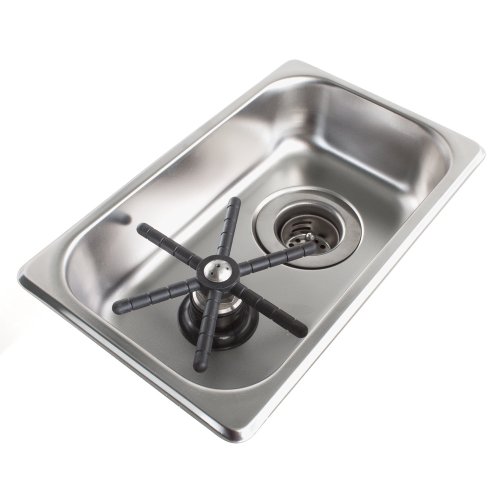 Espresso Parts Flush Mount Stainless Steel Pitcher & Glass Rinser, 6' x 10' x 2', NSF, Commercial Glass Rinser