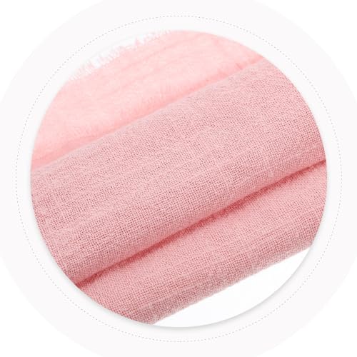 Set de 6 Servilletas de Tela Reutilizables de Algodón Rosa miniatura 6