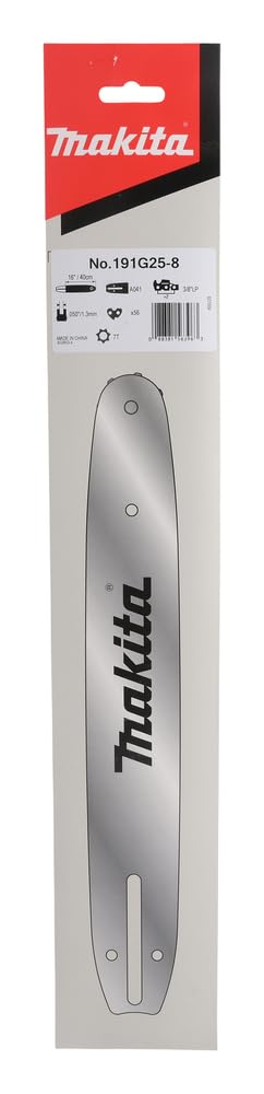 Makita 191G25-8 Sägeschiene Schwert 40 cm, 91PX, 1,3 mm, 3/8"LP Zoll, mit Umlenkstern, für Sägekette 91PX 56 TG
