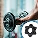 CONCHLERY 16 Pcs Spinlock Collars Plastic Barbell Spin Lock Collars 25mm Dumbbell Hex Nut for Strength Training Fitness Exercise Sports