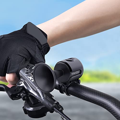 mewmewcat Buzina elétrica,bicicleta elétrica campainha 120dB mini buzina de bicicleta alimentada a b