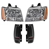 TRQ Lighting Kit GM2502263 GM2503263 GM2800196 GM2800204 GM2801196 GM2801204 Compatible with 2007-2014 Chevrolet Suburban 1500 2007-2013 Suburban 2500 Tahoe