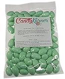 Jordan Almonds - Candy Coated Almonds - Green Pastel - Top Grade Almonds Covered In A Thin Candy Coating By CandyKorner - 1 Pound (16 Ounce)