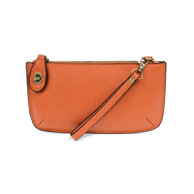 Image of Joy Susan Women's Fashion Purse Mini Crossbody Wristlet Clutch Handbag - Mango Tango