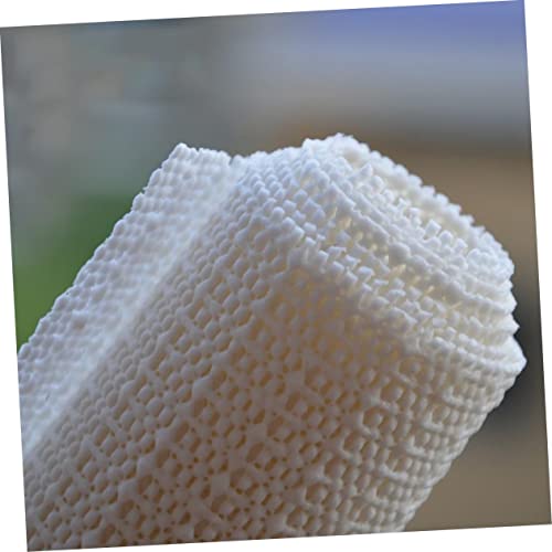Tapis PVC antidérapant en latex Ciieeo de qualité supérieure blanc crème - 3