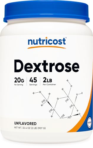 Nutricost Dextrose Powder 2 LBS - Non-GMO Gluten Free