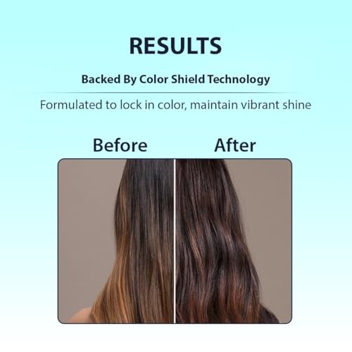Image of Dermistry Color Protection Hair Mask for Coloured & Chemically Treated Hair with Argan Oil, Arginine & UVA UVB Filters, Helps Prevent Colour Fade Deep Nourishment for Dry & Frizzy Hair Men & Women 200ml