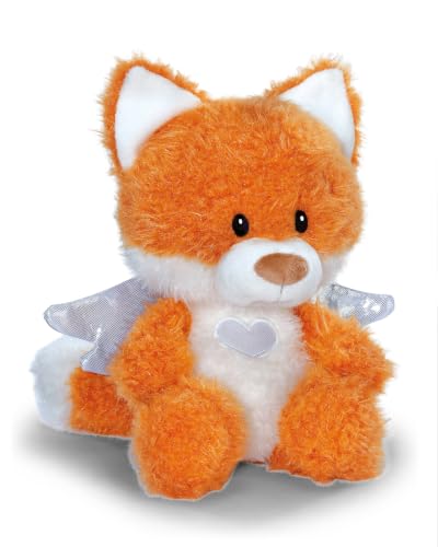 Kuscheltier Schutzengel Fuchs La La Foxie 28cm in Geschenkbox - orange - Stofftier aus weichem Plüsch niedliches Plüschtier zum Kuscheln und Spielen für Kinder & Erwachsene | 62679