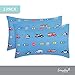 2-Pack Toddler Travel Pillowcases -100% Soft Microfiber, Breathable and Hypoallergenic - 14