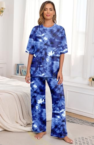Image of PrinStory Pajamas for Women Soft Pjs Lounge Set S-4XL