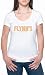 Flynns Arcade Gaming Kobiety Koszulka Biały Okrągły Dekolt Women T-shirt White Round Neck M