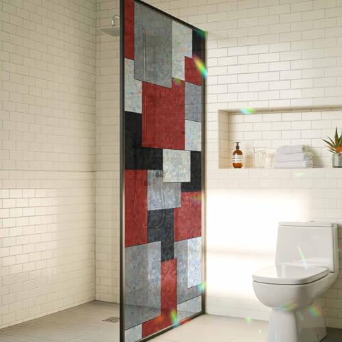 Vinilo decorativo para ventana efecto arcoíris 60x200 cm miniatura 6