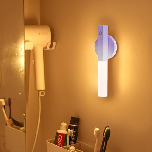 Apliques de pared LED morados con sensor de movimiento para pasillo moderno 4