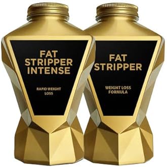 The Fat Stripper Combo | Two Powerful Fat Burners for Men and Women | Big Saving | Effective Fat Loss and Weight Management Combo Bundle | GM Free