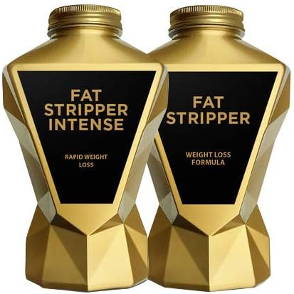 LA Muscle The Fat Stripper Combo | Two Powerful Fat Burners for Men and Women | Big Saving | Effective Fat Loss and Weight Management Combo Bundle | GM Free