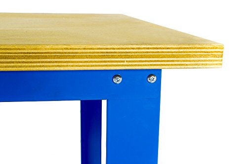 SOGI X3B-09_a BANCO DA LAVORO L 1 MT CON PIANO IN LEGNO + CASSETTO SINGOLO SERIE PROFESSIONALE INDUSTRIA