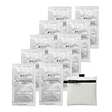 [BILD] オールインワン パウチ トラベル 化粧水 メンズ 旅行用 個包装 10包 タフトポーチ ミニ 付き (オールインワン 10包+タフトポーチ Sサイズ)