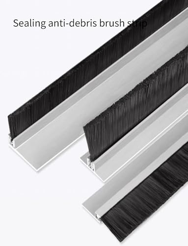 Szczotka do taśm ze stopu aluminium typu H do maszyn przemysłowych – 4 cm szczotka uszczelniająca do szafek i drzwi do skutecznej kontroli kurzu i przeciągów