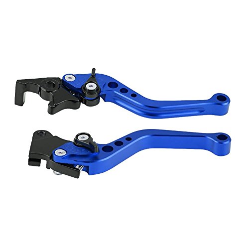 Keenso KEENSOGVO6WAGZQK-02 1 Pair Motorcycle Clutch Lever And Brake, Blue Corrosionproof Break And Clutch Levers Brake Lever Handle Dirt Bike Accessories thumb #8