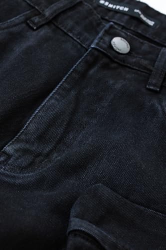Image of SNITCH Men Cargo Pants | Baggy Fit with Multiple Utility Pockets & Turned-Up Cuffs | Cotton Blend Fabric for Streetwear & Casual Outings