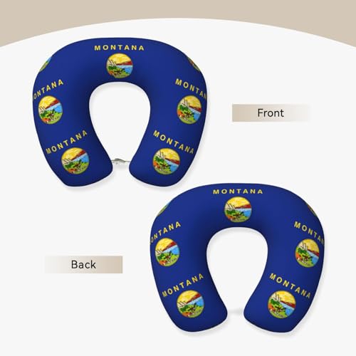 Almohada de cuello para viaje con diseño Montana miniatura 3