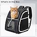 Tressify Foldable Cat Carrier Backpack 15.7 X 13 X 11 in, for Cats & Small Dogs, Breathable, Soft Lining, Travel, Hiking & Camping
