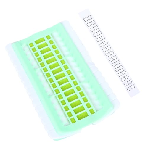 ARTIBETTER Mini Cable Organizer Embroidery Floss Holder Cross Stitch Thread Organizer Thread Cards for Crossstitch 30 Holes