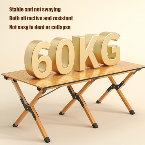Table de camping pliante 90 cm avec chaises et plateau aluminium compact - 7