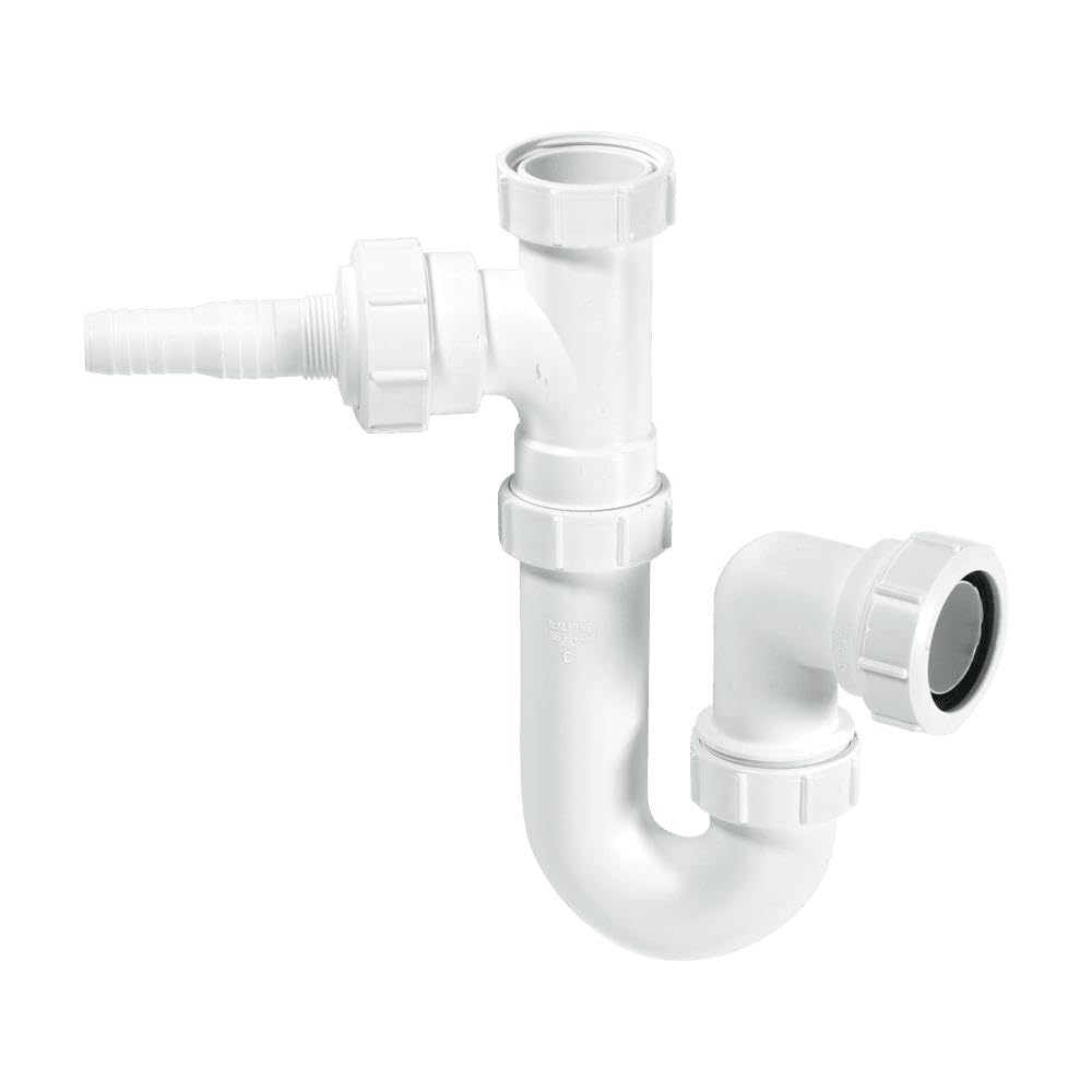 Mcalpine WM1 75mm Water Seal Swivel P Trap, 1.5""multi Outlet And Inlet Connect