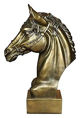 Statue tête de cheval buste de décoration équestre collection de cadeaux d'art