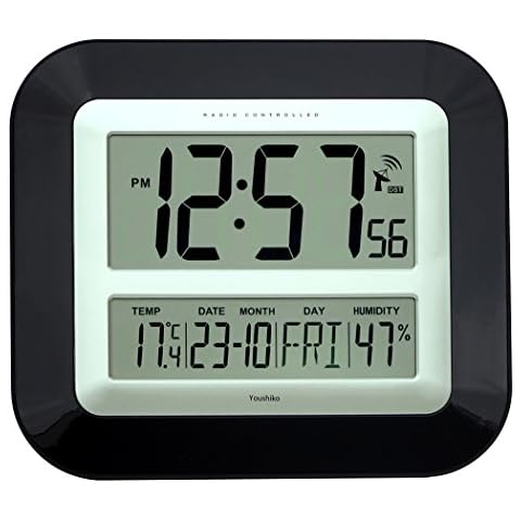 Youshiko Jumbo LCD Radio Controlled Clock Cover