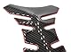 Gel Motorrad Tankpad 3D Carbon Glanz universell von Finest-Folia MR013 (Carbon Schwarz Rot Glanz)