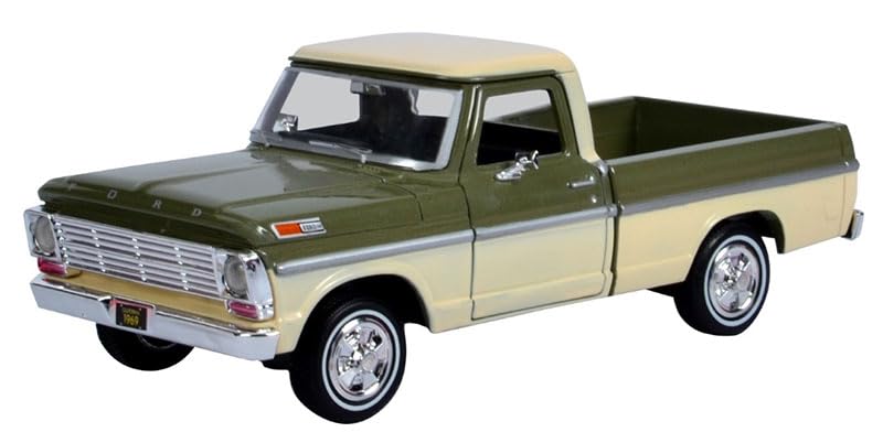Camioneta 1969 F 100 a escala 1:24 Motormax miniatura 1