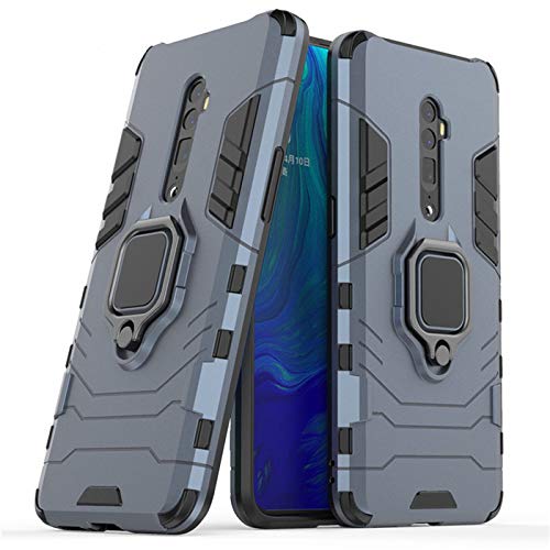 Cascov Armor Shockproof Soft TPU and Hard PC Back Cover Case with Ring Holder for Reno 10x Zoom - Armor Grey (B09NL2R9B7) Amazon Price History, Amazon Price Tracker