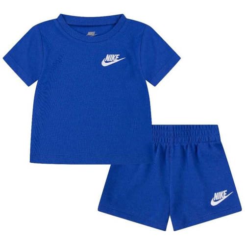 Nike Club LBR Knit Short Set con tejido de punto suave y cordón ajustable cómodo